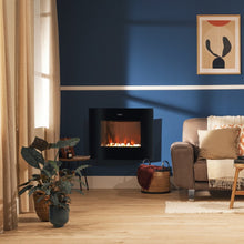 Carica l'immagine nel visualizzatore di Gallery, Caminetto Elettrico Readywarm 3550 Curved Flames Connected-03
