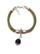 Carica l'immagine nel visualizzatore di Gallery, Bracciale Sardo Su Coccu singolo Verde