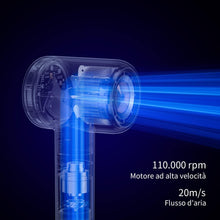 Carica l'immagine nel visualizzatore di Gallery, JIMMY F8 Asciugacapelli ultrasonico con display smart, tecnologia di idratazione a nano-ioni e controllo del calore