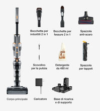 Carica l'immagine nel visualizzatore di Gallery, Jimmy HW10 Pro Lavapavimenti Aspirapolvere 3 in 1 Senza Filo Cordless Multisuperficie, 400W, Assistente Vocale, Batteria rimovibile con 80 minuti di autonomia, Display a LED e Autopulizia