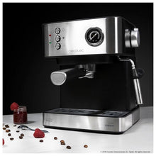 Carica l'immagine nel visualizzatore di Gallery, Caffettiera Express a Leva Power Espresso 20 Professionale 1,5 L Argentato Nero