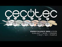 Carica e avvia il video nel visualizzatore di galleria, Ventilatore da soffitto EnergySIlence Aero 3600 Vision Orange