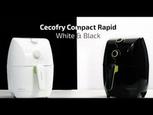 Carica e avvia il video nel visualizzatore di galleria, Friggitrice senza Olio Cecofry Compact Rapid (1,5 L) Bianco