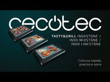 Carica e avvia il video nel visualizzatore di galleria, Piastra-grill elettrica Tasty&Grill 2000 Inox LineStone