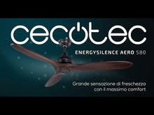 Carica e avvia il video nel visualizzatore di galleria, Ventilatore da soffitto EnergySilence Aero 580