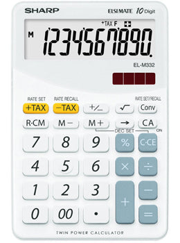 Calcolatrice El M332B Wh (Elm332Bwh) Bianco