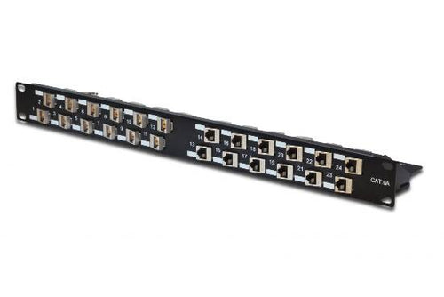 Pannello Patch 24 Porte Modulare Vuoto Per Rack 19