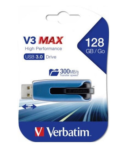 Pen Drive V3 Max Store'N'Go 128Gb Usb3.0 (49808) Blu