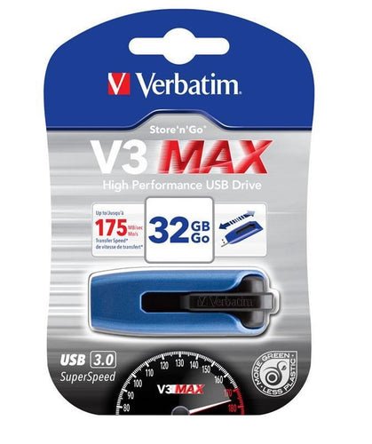 Pen Drive V3 Max Store'N'Go 32Gb Usb3.0 (49806) Blu