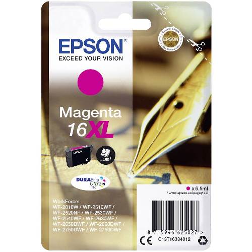 Cartuccia Originale N.16Xl (C13T16334012) Magenta
