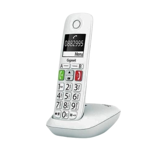 Telefono Cordless Gigaset E290 Bianco Numeri Grandi