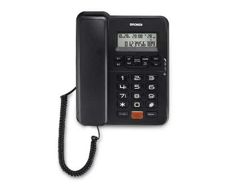 Telefono Fisso Office Desk Nero