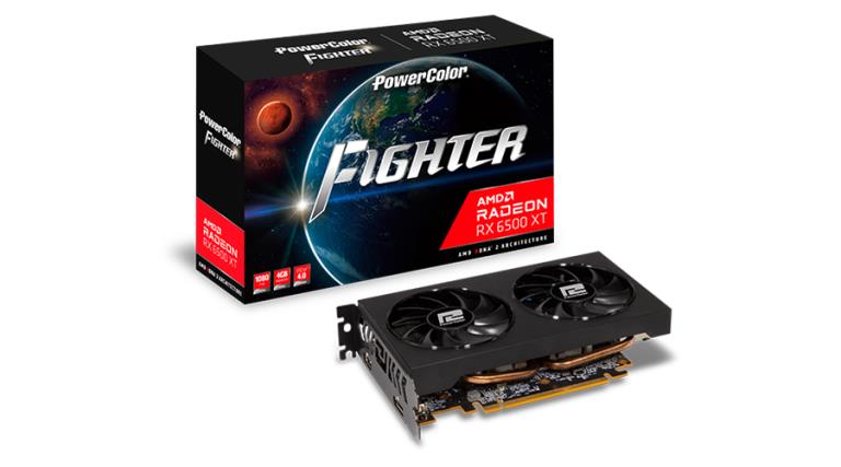 Scheda Video Radeon Rx6500 Xt Fighter 4 Gb Axrx (4Gbd6-Dh/Oc)