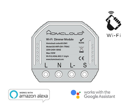 Modulo Dimmer Intelligente Wi-Fi Da Incasso (As-Dm1)