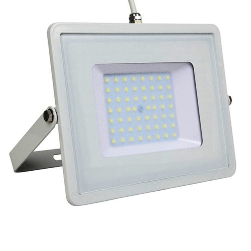 Lampada Led Faro 50W Proiettore Smd Samsung Chip Corpo Bianco 6500K (21411)