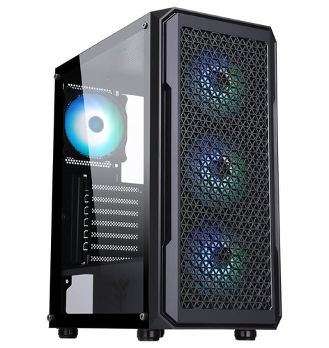 Case Gaming Six Triangle Itgcast33B Argb - No Alimentatore - Nero