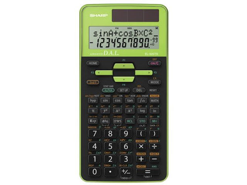 Calcolatrice Scientifica 420 Funzioni (Sh-El520Tsbgr) Verde