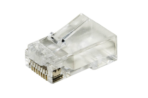 Confezione Connettori Plug Rj45 Cat.6 Utp 100Pz (Lkpl8F)