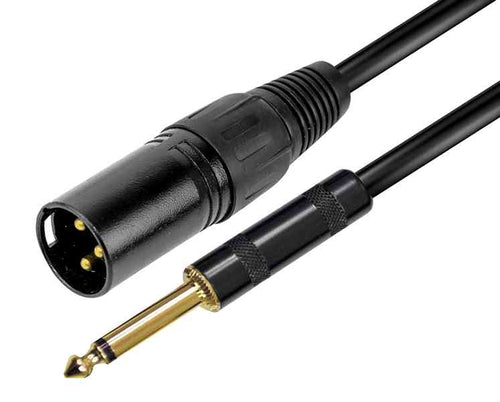 Cavo Audio Xlr M - Jack 6.3Mm - 5Mt (Rdm C185)