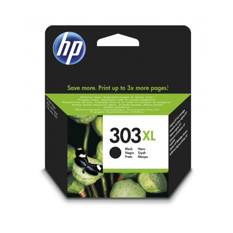 Hp 303Xl Black (T6N04Ae)  Cartuccia Originale Ad Alta Efficienza