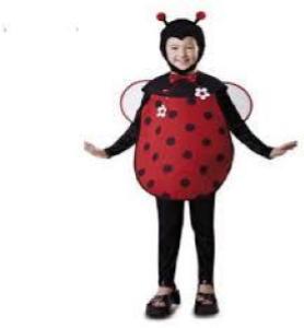 Costume Bambina Coccinella Bimbo/A 5/6