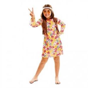 Costume Bambina Hippie Vestitino Primavera 5/6 Anni
