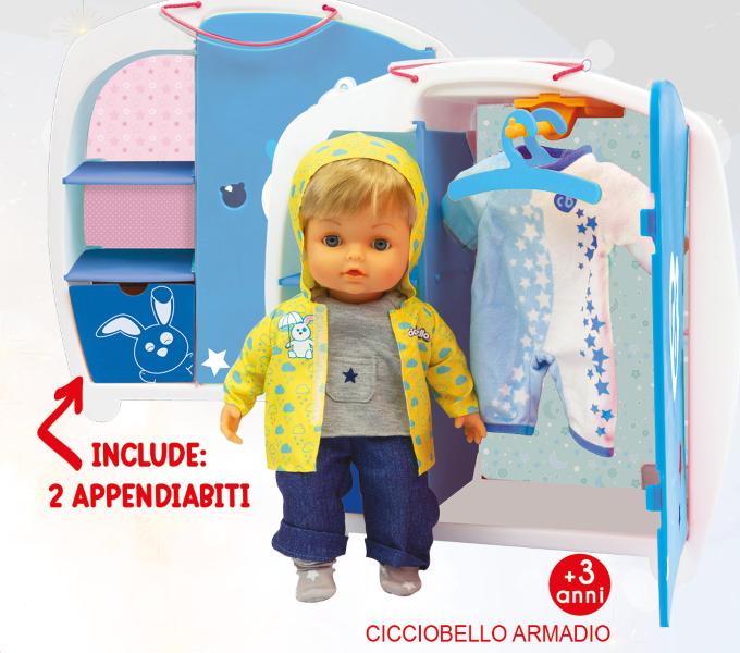 Cicciobello Armadio Escl.Giocheria