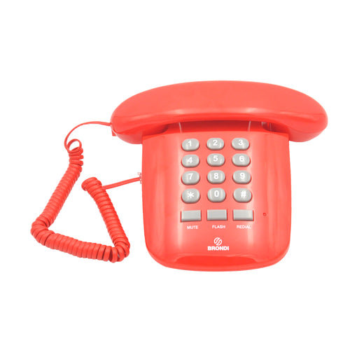 Brondi Sole (Rosso)  Telefono Corded  Design Retro''