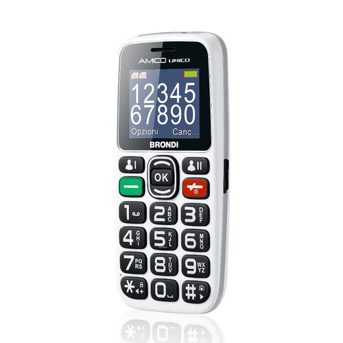 Brondi Amico Unico (Bianco)  Telefono Cellulare Senior