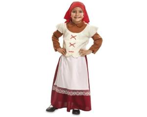 Costume Recite Pastorella 7/9 Anni