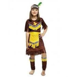 Costume Bambina Indiana 3/4 Anni