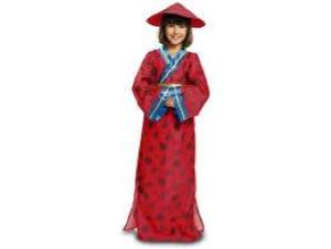 Costume Bambina Cinesina Rossa 5/6