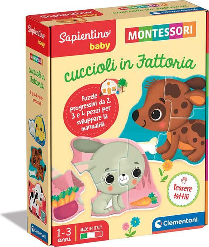 SAPIENTINO BABY MONTESSORI CUCCIOLI IN FATTORIA