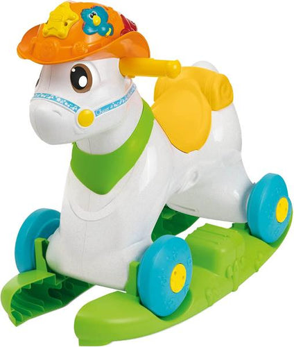 Chicco Baby Rodeo 3 In 1: Cavalcabile, Dondolo, Centro Attivita' Italiano/Inglese
