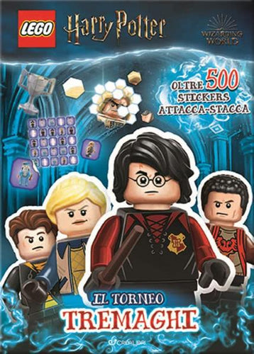 LEGO HARRY POTTER IL TORNEO TREMAGHI 500 STICKERS ATTACCA-STACCA