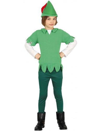 Costume Arciere Robin Hood 3-4 Anni Peter Pan