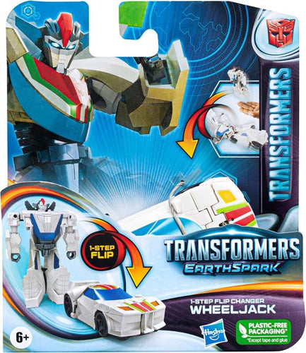 Transformers Earthspark 1 Step Flip Changer Wheeljack