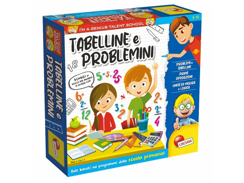 I'M A GENIUS TABELLINE E PROBLEMINI