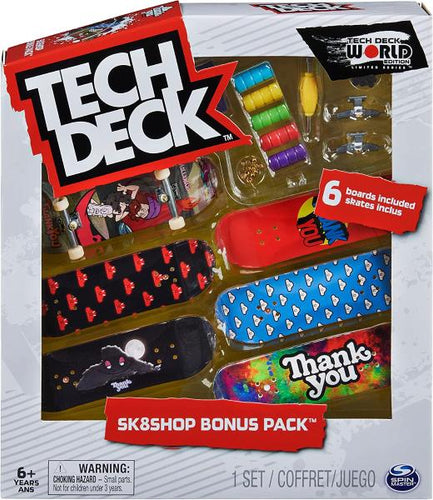 Tech Deck Bonus Pack Da 6 Skate Ass.