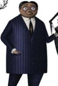 Costume Uomo Gomez Ad.Nevermore.A. Papa' Mercoledi' Addams