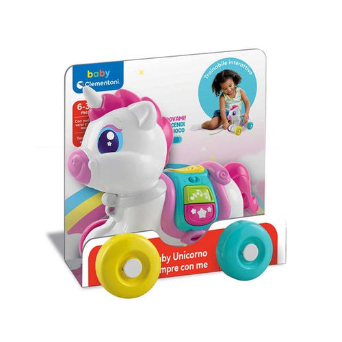 Pull Along Baby Trainabile Unicorno Sempre Con Me