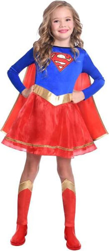 Costume Supergirl Classic Taglia 8-10 Anni 