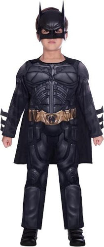 COSTUME BATMAN DARK NIGHT IN SCATOLA TAGLIA 6-8 ANNI