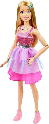 Barbie - Bambola Grande Con Capelli Biondi Alta 61 Cm Gigante
