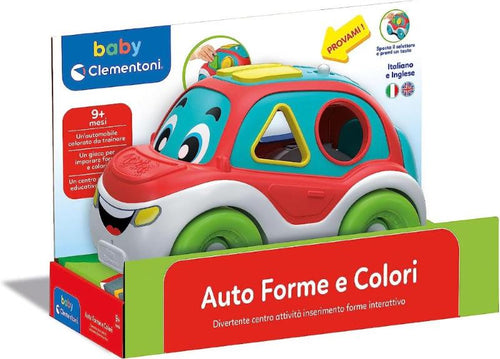 Auto 3 In 1 Cinquino Forme E Colori Macchinina Trainabile Parlante Incastra Forme