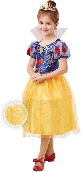 COSTUME BIANCANEVE GLITTER TAGLIA 7-8 ANNI