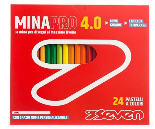 Pastelli Mina Pro 4.0 - Scatola 24 Pz Seven