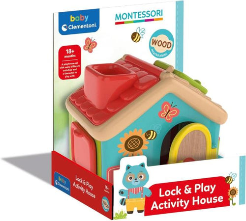 Montessori Baby Activity House Montessori Educativo 1 Anno, Elementi In Legno, Casa Attivita'