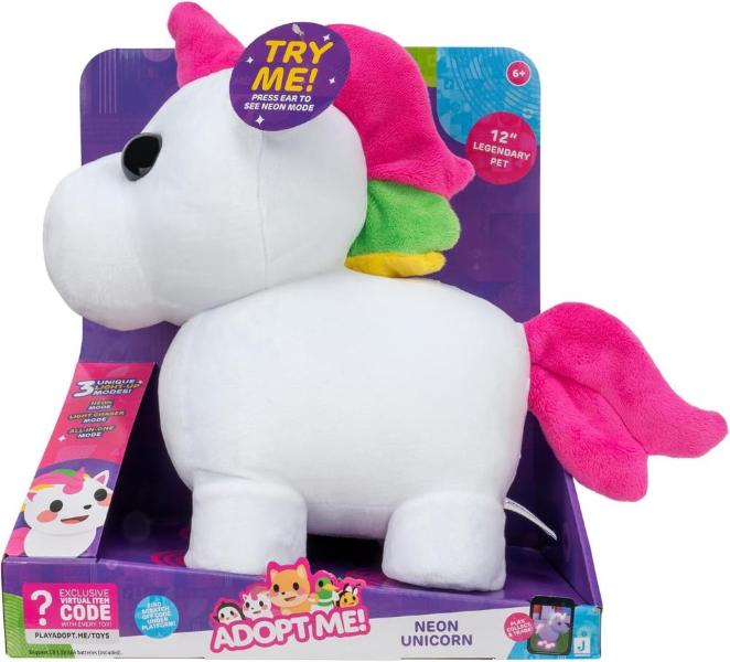 Adopt Me Cuccioli Da Amare Cm 30 Unicorno Con Funzione Luminosa