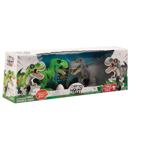 ROBO ALIVE - CONFEZIONE 2 T-REX LUCI E SUONI